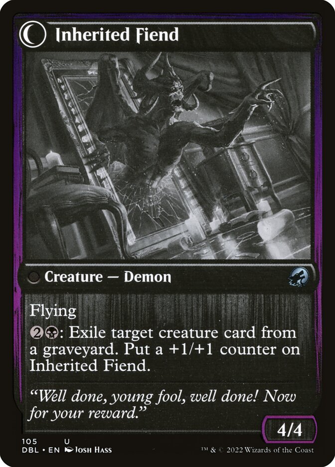 Heirloom Mirror // Inherited Fiend [Innistrad: Double Feature]