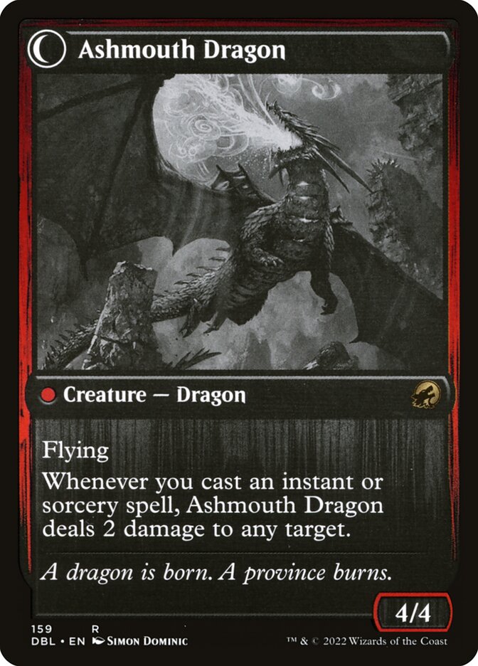 Smoldering Egg // Ashmouth Dragon [Innistrad: Double Feature]