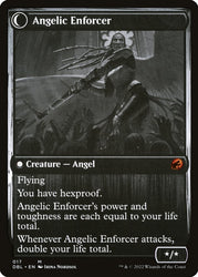 Enduring Angel // Angelic Enforcer [Innistrad: Double Feature]
