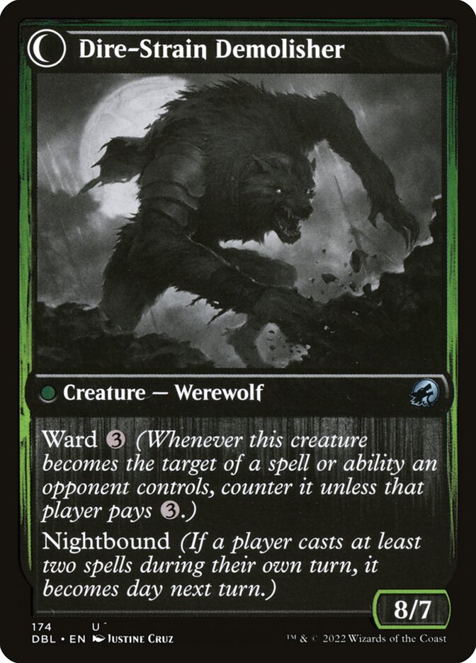 Burly Breaker // Dire-Strain Demolisher [Innistrad: Double Feature]