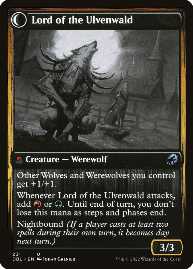 Kessig Naturalist // Lord of the Ulvenwald [Innistrad: Double Feature]