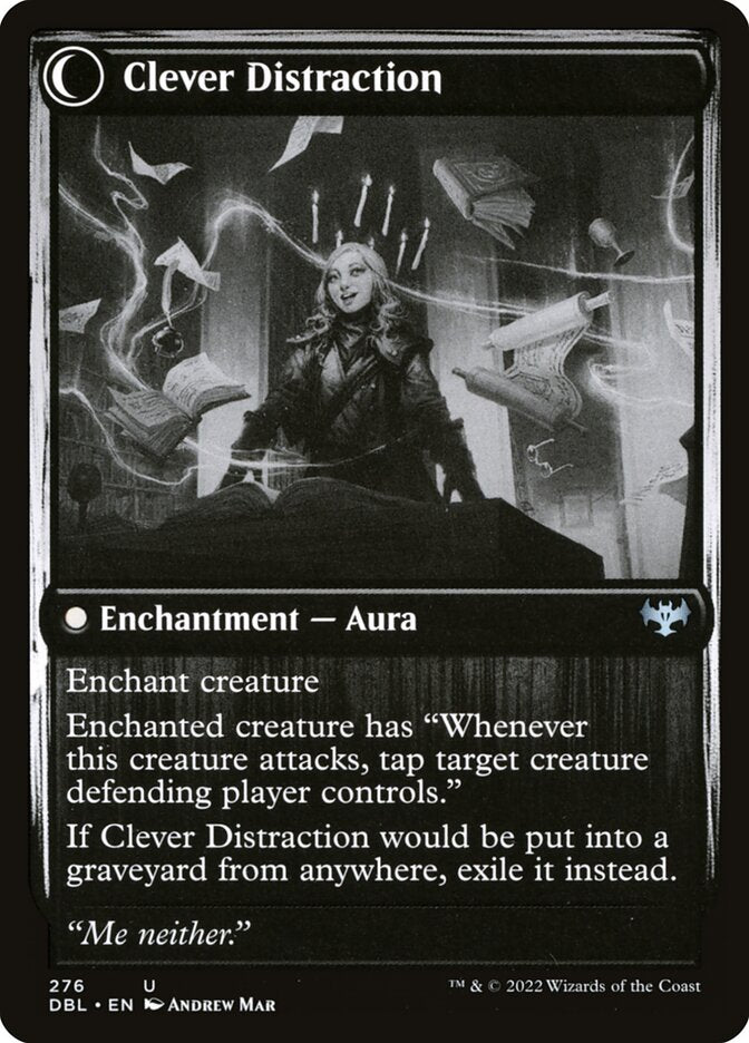 Distracting Geist // Clever Distraction [Innistrad: Double Feature]