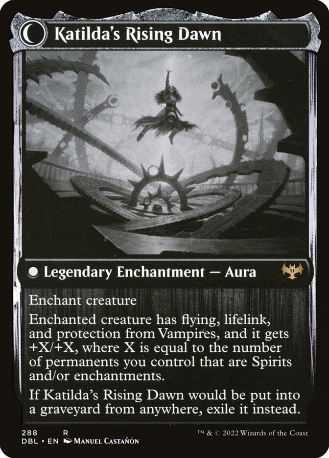 Katilda, Dawnhart Martyr // Katilda's Rising Dawn [Innistrad: Double Feature]