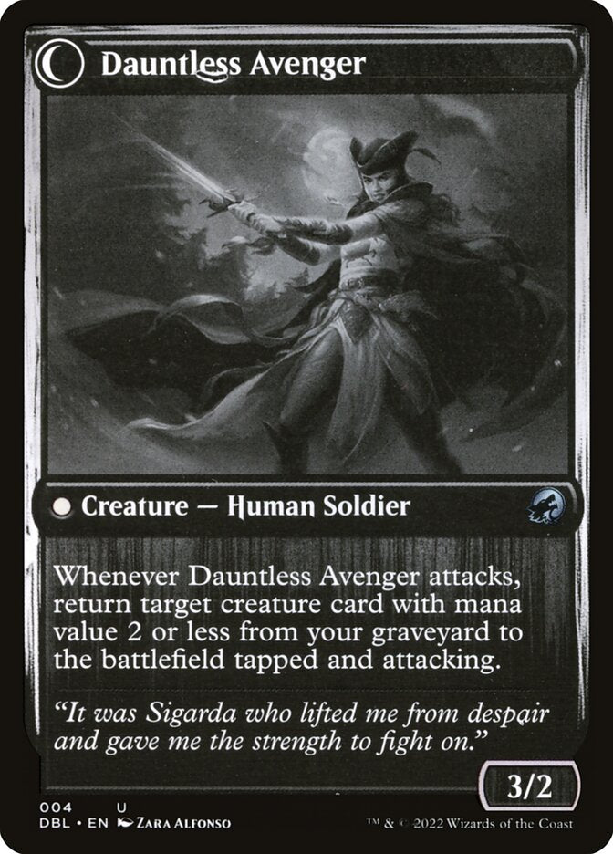 Bereaved Survivor // Dauntless Avenger [Innistrad: Double Feature]