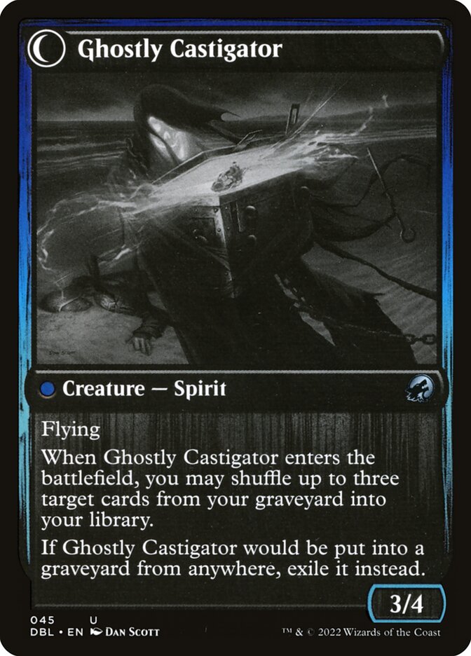 Covetous Castaway // Ghostly Castigator [Innistrad: Double Feature]