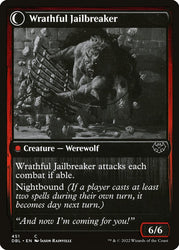 Weary Prisoner // Wrathful Jailbreaker [Innistrad: Double Feature]
