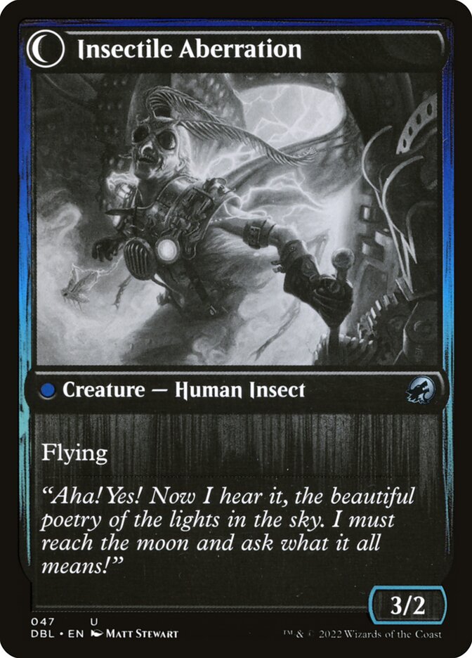 Delver of Secrets // Insectile Aberration [Innistrad: Double Feature]