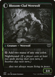 Weaver of Blossoms // Blossom-Clad Werewolf [Innistrad: Double Feature]