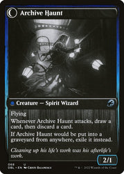 Overwhelmed Archivist // Archive Haunt [Innistrad: Double Feature]