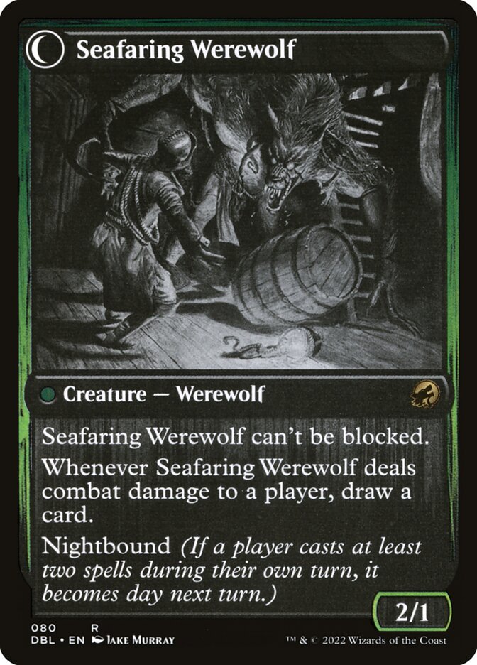 Suspicious Stowaway // Seafaring Werewolf [Innistrad: Double Feature]