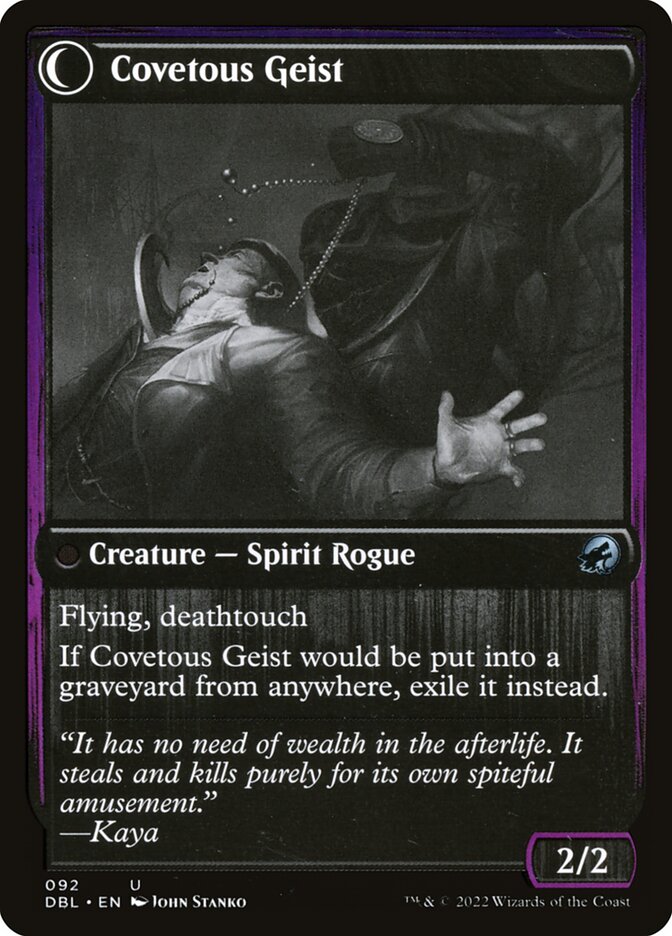 Covert Cutpurse // Covetous Geist [Innistrad: Double Feature]