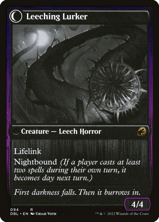 Curse of Leeches // Leeching Lurker [Innistrad: Double Feature]