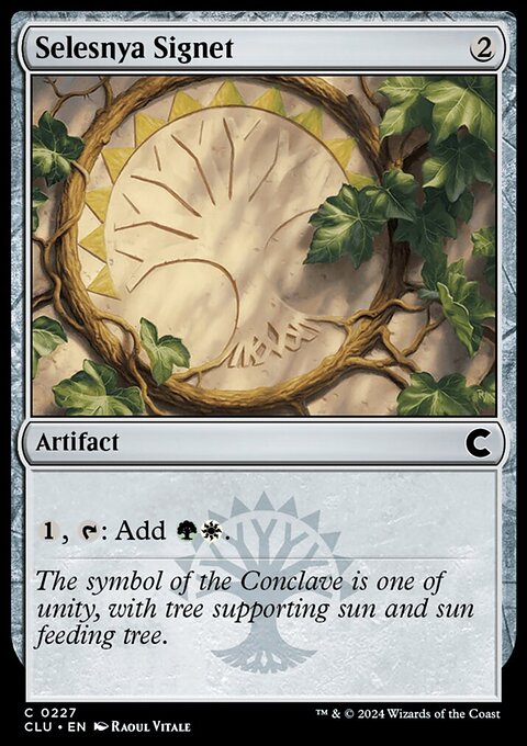 Selesnya Signet [Ravnica: Clue Edition]