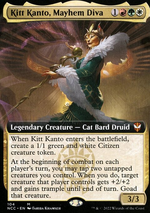 Kitt Kanto, Mayhem Diva (Extended Art) [Streets of New Capenna Commander]