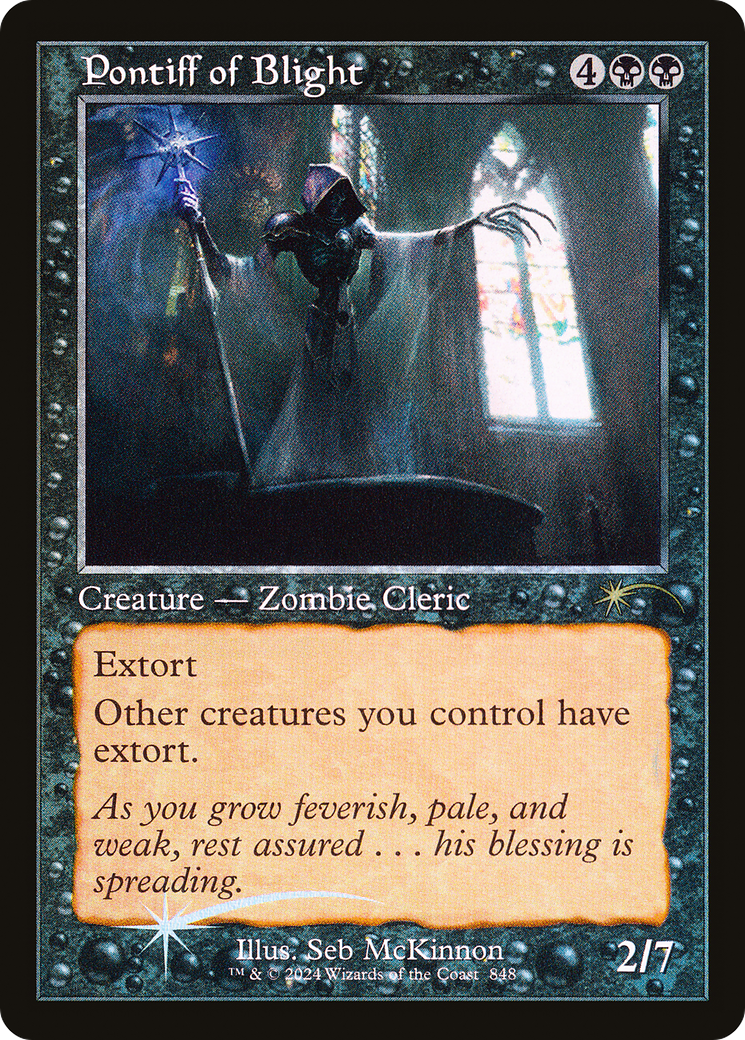 Pontiff of Blight (Retro Frame) [Secret Lair Drop Series]