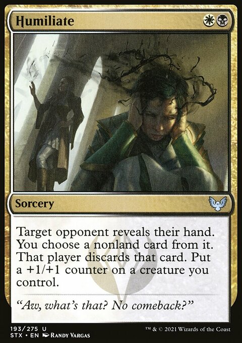 Humiliate [Strixhaven: School of Mages]