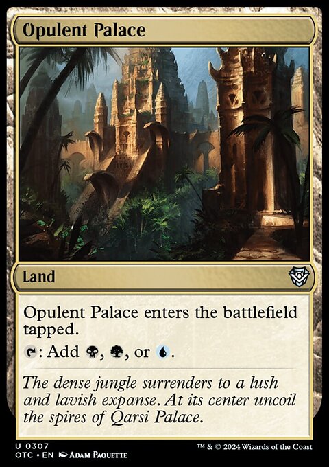 Opulent Palace [Outlaws of Thunder Junction Commander]