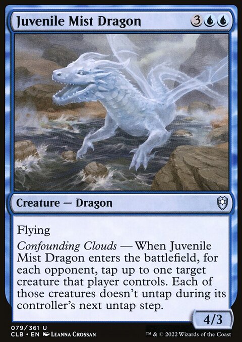 Juvenile Mist Dragon [Commander Legends: Battle for Baldur's Gate]