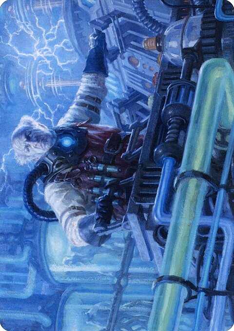 Ludevic, Necrogenius Art Card [Innistrad: Midnight Hunt Art Series]