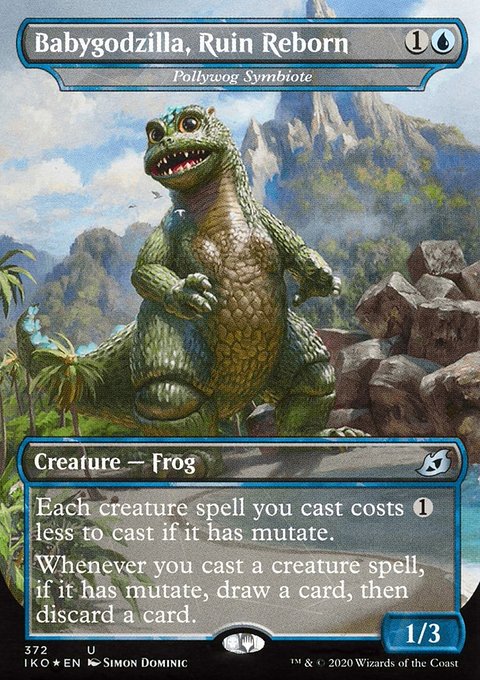 Pollywog Symbiote - Babygodzilla, Ruin Reborn (Godzilla Series) [Ikoria: Lair of Behemoths]