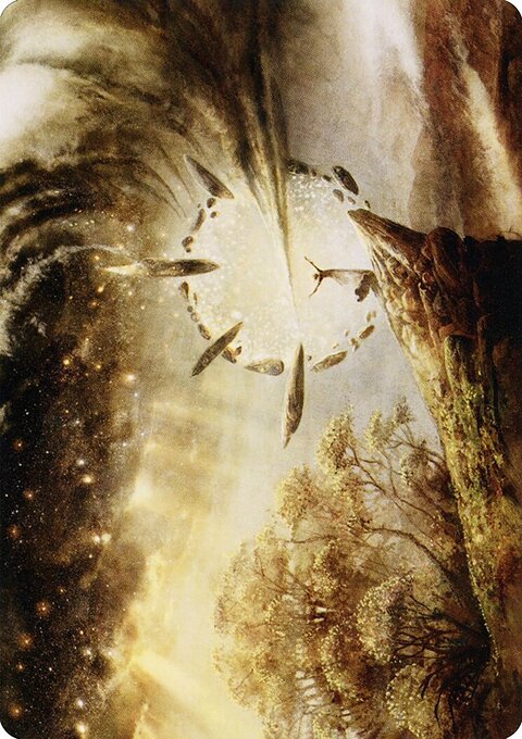 Harness Infinity Art Card (Gold-Stamped Signature) [Strixhaven: School of Mages Art Series]