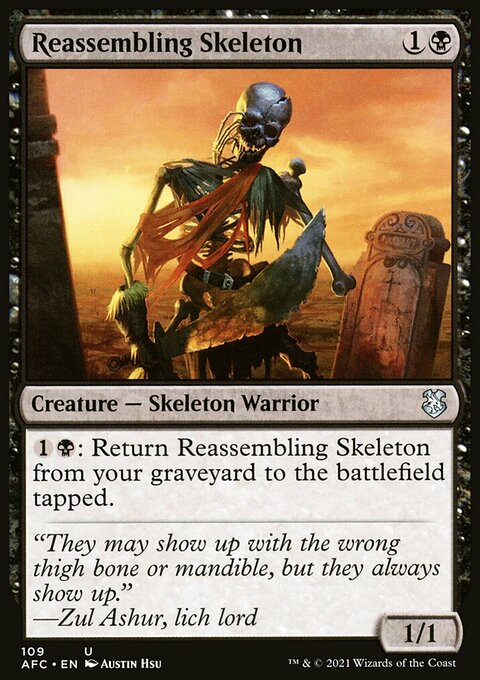 Reassembling Skeleton [Dungeons & Dragons: Adventures in the Forgotten Realms Commander]