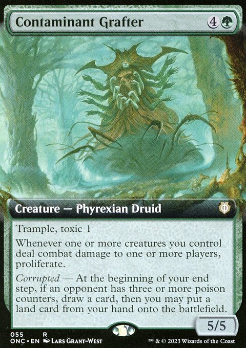 Contaminant Grafter (Extended Art) [Phyrexia: All Will Be One Commander]