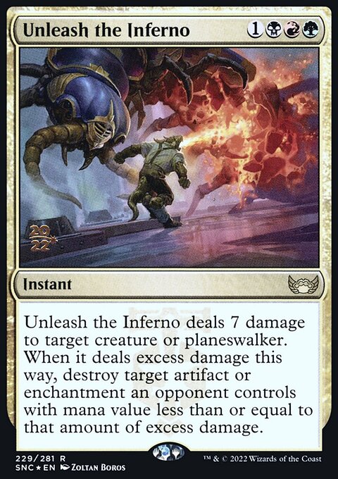 Unleash the Inferno [Streets of New Capenna Prerelease Promos]