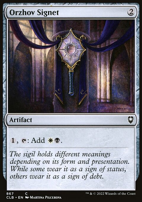 Orzhov Signet [Commander Legends: Battle for Baldur's Gate]