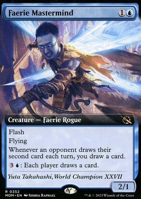 Faerie Mastermind (Extended Art) [March of the Machine]