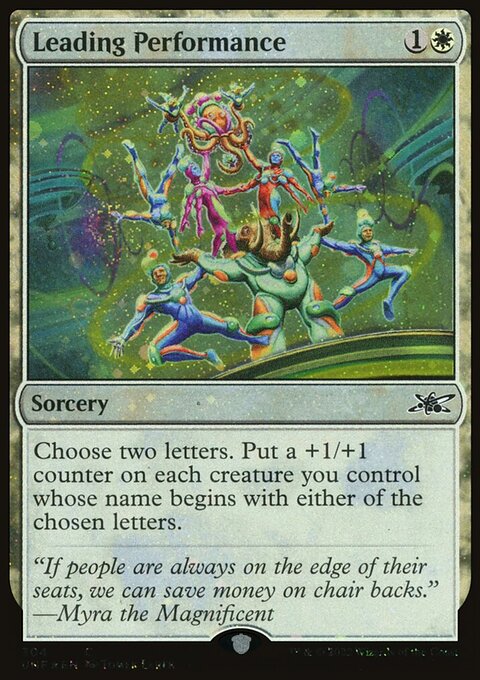 Leading Performance (Galaxy Foil) [Unfinity]