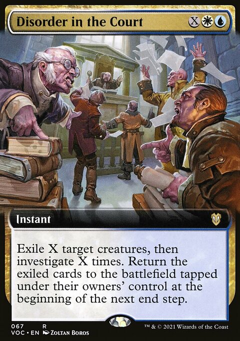Disorder in the Court (Extended Art) [Innistrad: Crimson Vow Commander]
