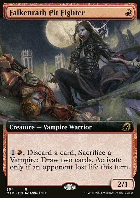 Falkenrath Pit Fighter (Extended Art) [Innistrad: Midnight Hunt]