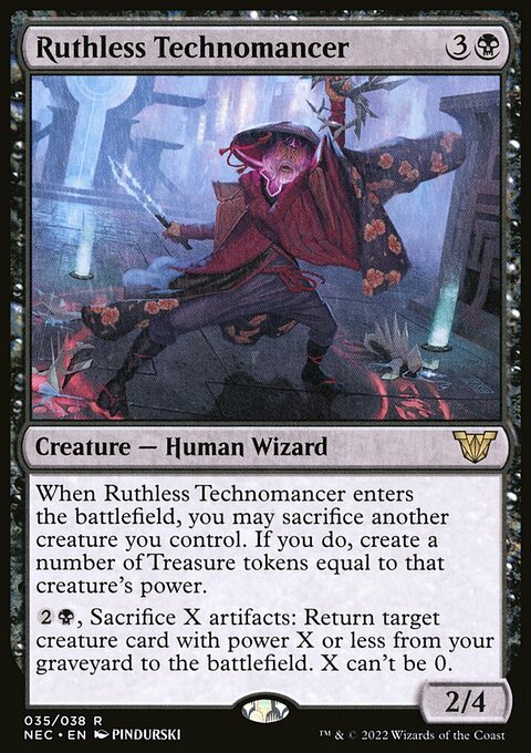 Ruthless Technomancer [Kamigawa: Neon Dynasty Commander]