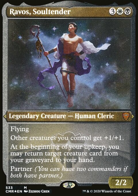 Ravos, Soultender (Etched) [Commander Legends]
