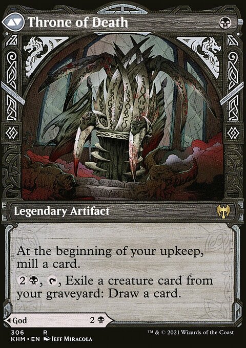 Egon, God of Death // Throne of Death (Showcase) [Kaldheim]