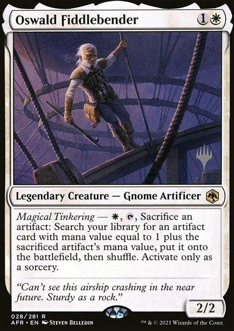 Oswald Fiddlebender (Promo Pack) [Dungeons & Dragons: Adventures in the Forgotten Realms Promos]