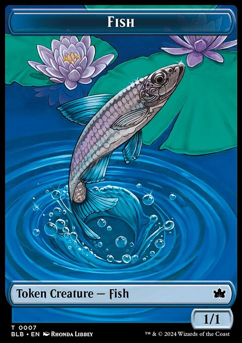 Fish Token [Bloomburrow Tokens]