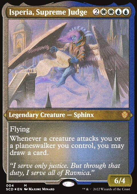 Isperia, Supreme Judge (Foil Etched) [Starter Commander Decks]