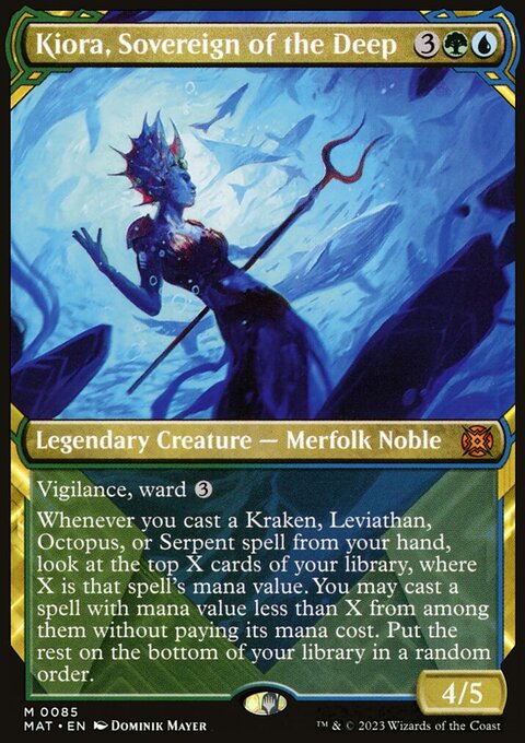 Kiora, Sovereign of the Deep (Showcase) [March of the Machine: The Aftermath]