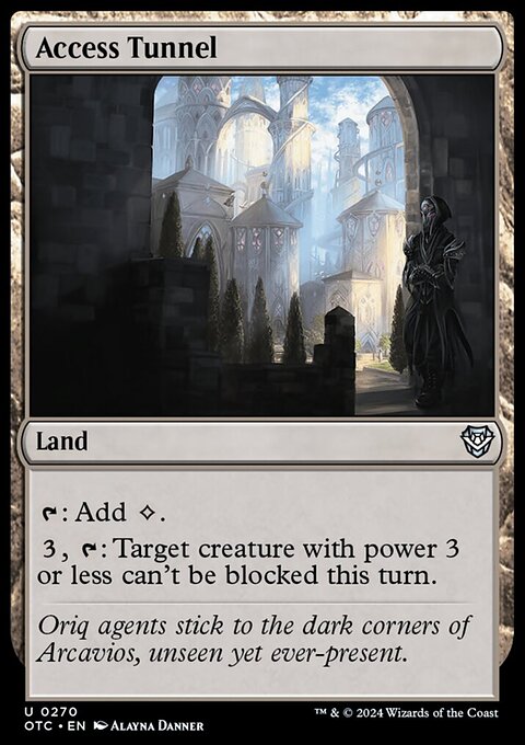 Access Tunnel [Outlaws of Thunder Junction Commander]