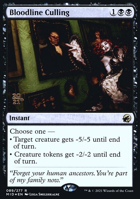 Bloodline Culling [Innistrad: Midnight Hunt Prerelease Promos]