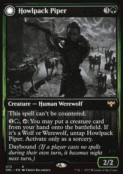 Howlpack Piper // Wildsong Howler [Innistrad: Double Feature]