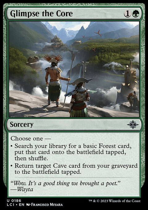 Glimpse the Core [The Lost Caverns of Ixalan]