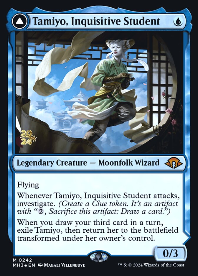 Tamiyo, Inquisitive Student [Modern Horizons 3 Prerelease Promos]
