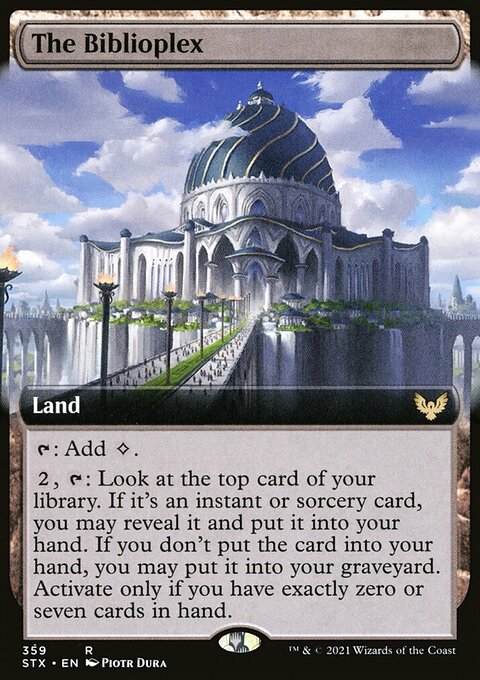 The Biblioplex (Extended Art) [Strixhaven: School of Mages]