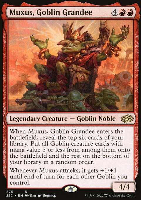 Muxus, Goblin Grandee [Jumpstart 2022]