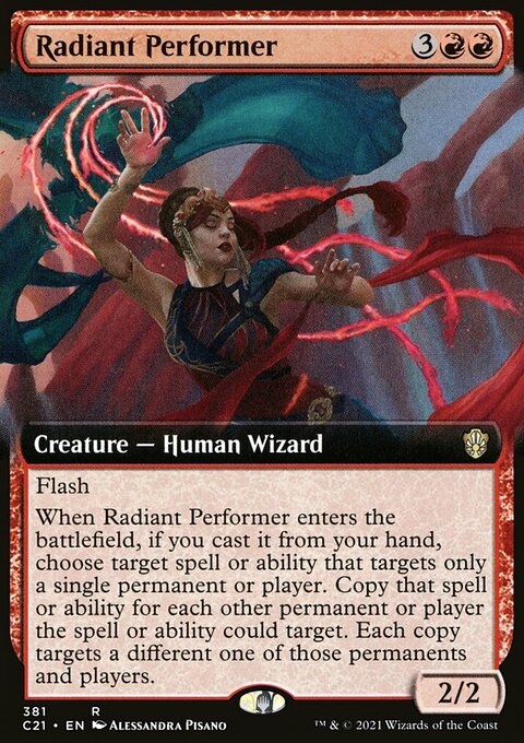 Radiant Performer (Extended Art) [Commander 2021]