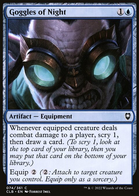 Goggles of Night [Commander Legends: Battle for Baldur's Gate]