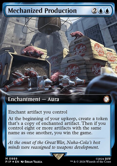 Mechanized Production (Extended Art) (Surge Foil) [Fallout]